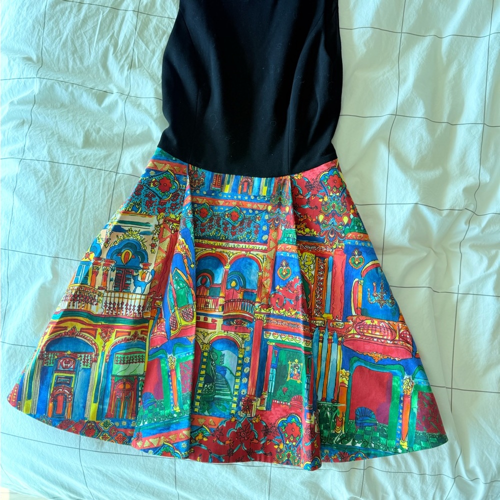 Alice Olivia Colorful Printed Women's Dress